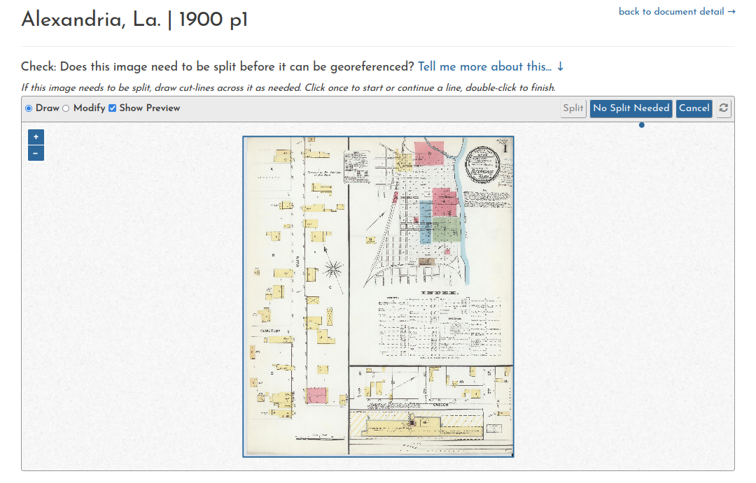 This sheet has three different sections.