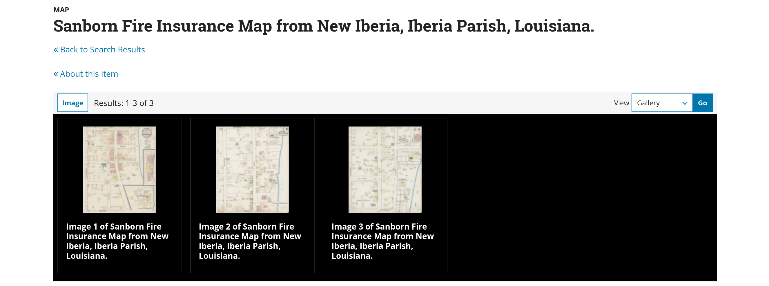 LOC item for New Iberia, La. 1885