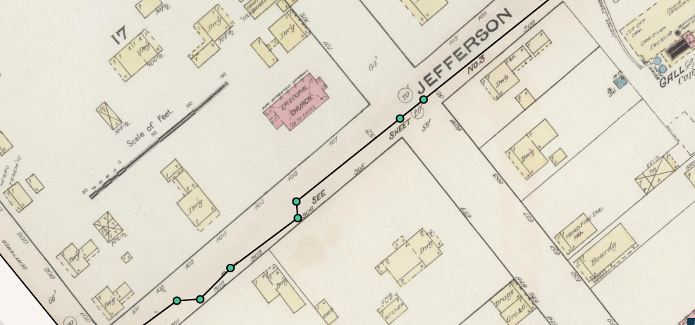 Updated mask hides the street name from one of the sheets