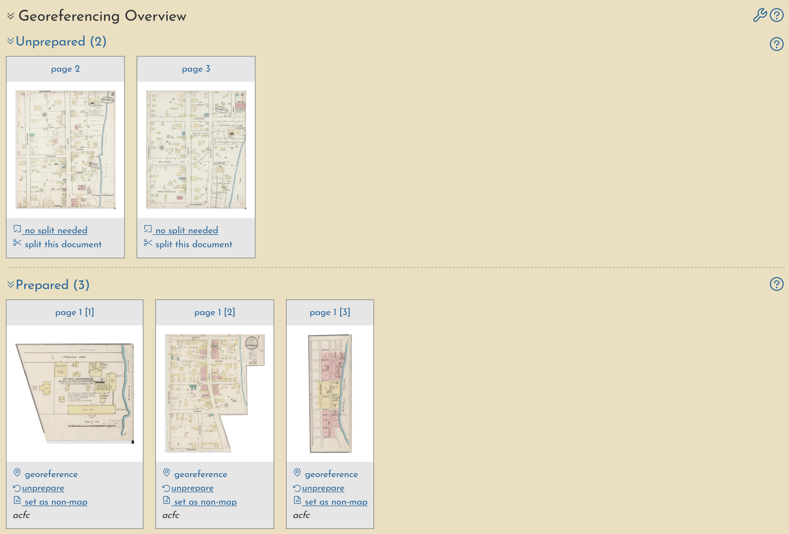 First document has been split into three pieces